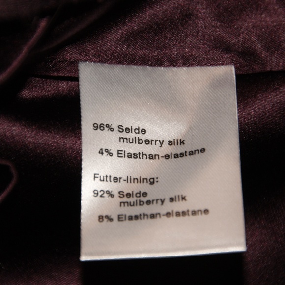 AKRIS Purple Silk Crepe Sleeveless Shift Dress 6 - Picture 8 of 8